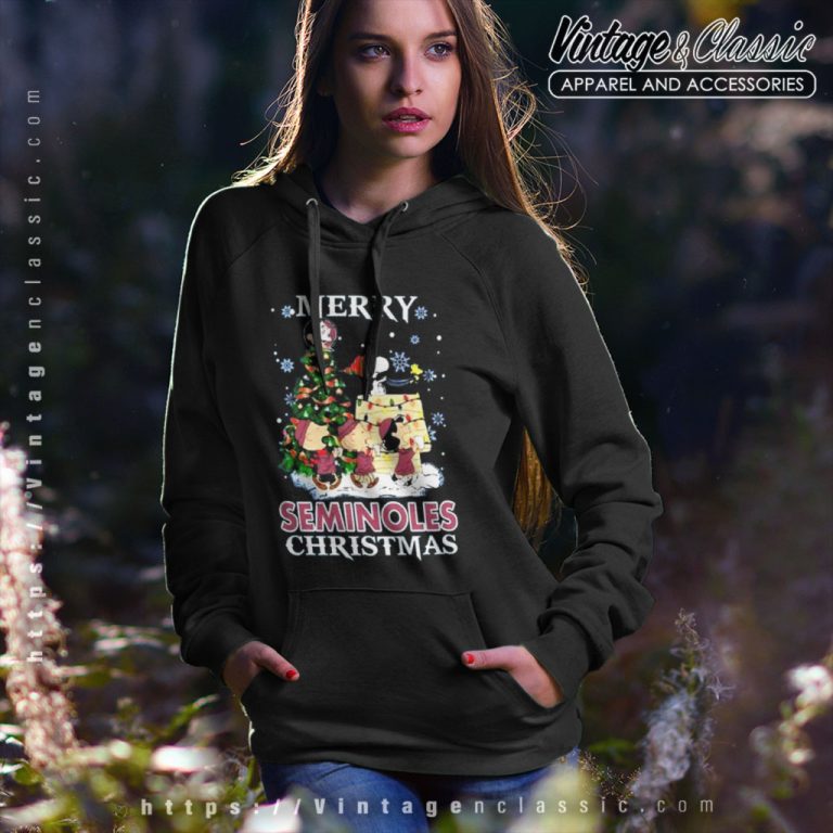 Snoopy And Friends Merry Florida State Seminoles Christmas Hoodie Snoopy And Friends Merry Florida State Seminoles Christmas Hoodie