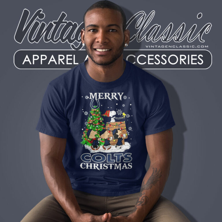 Snoopy And Friends Merry Indianapolis Colts Christmas T Shirt Snoopy And Friends Merry Indianapolis Colts Christmas T Shirt