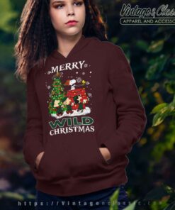 Snoopy And Friends Merry Minnesota Wild Christmas Hoodie