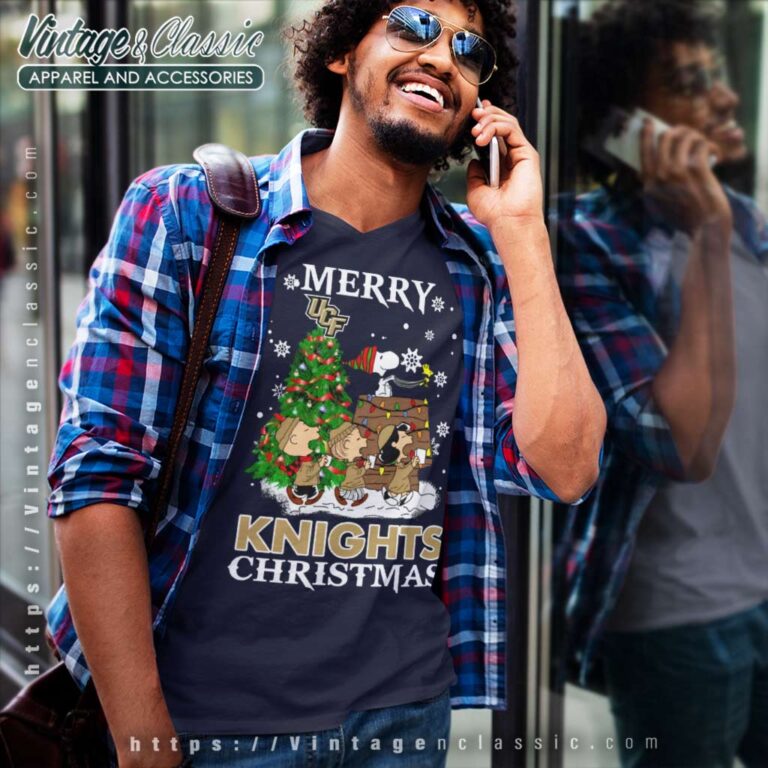 Snoopy And Friends Merry Ucf Knights Christmas V Neck TShirt Snoopy And Friends Merry Ucf Knights Christmas V Neck TShirt