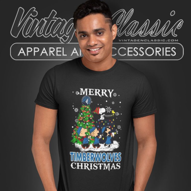 Snoopy And Friends Minnesota Timberwolves Merry Christmas T Shirt Snoopy And Friends Minnesota Timberwolves Merry Christmas T Shirt
