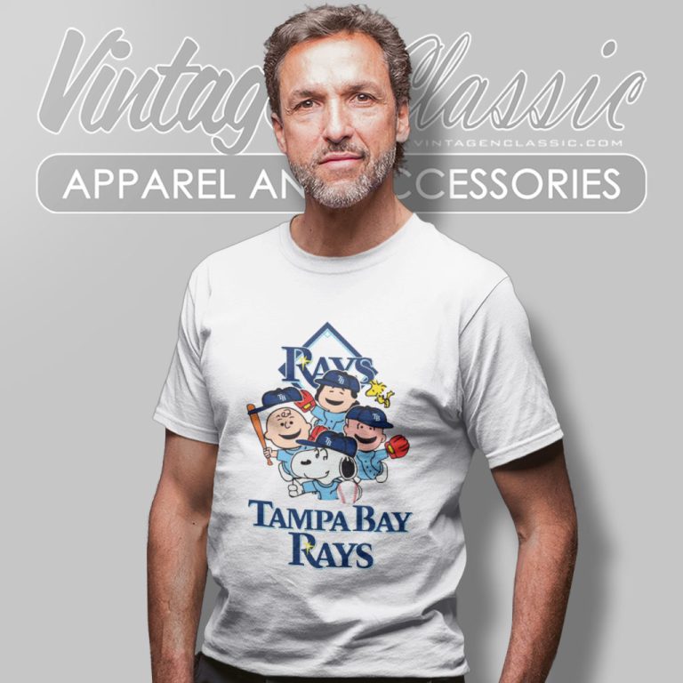Snoopy And Friends Tampa Bay Rays T Shirt Snoopy And Friends Tampa Bay Rays T Shirt