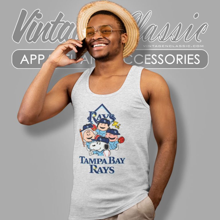 Snoopy And Friends Tampa Bay Rays Tank Top Racerback Snoopy And Friends Tampa Bay Rays Tank Top Racerback