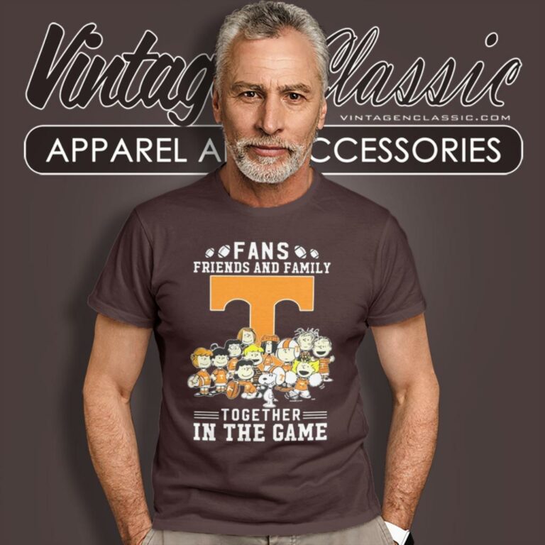 Snoopy And Friends Tennessee Volunteers Fans Friends And Family Together In The Game T Shirt Snoopy And Friends Tennessee Volunteers Fans Friends And Family Together In The Game T Shirt