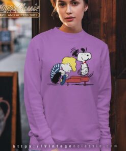 Snoopy Schroeder Charlie Play Piano Sweatshirt