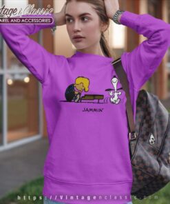 Snoopy And Schroeder Jammin Sweatshirt
