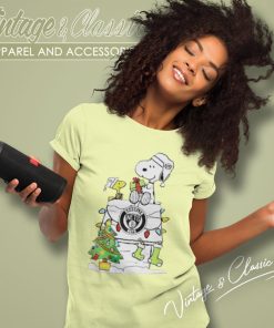 Snoopy And Woodstock Brooklyn Nets Christmas Women T Shirt