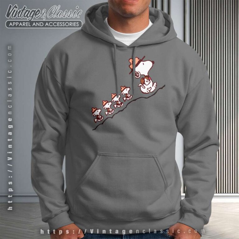 Snoopy And Woodstock Hiking Hoodie Snoopy And Woodstock Hiking Hoodie