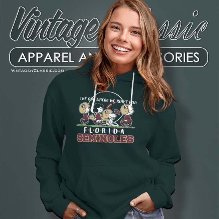 Snoopy And Woodstock Peanuts The One Where We Root For Florida Seminoles Hoodie Snoopy And Woodstock Peanuts The One Where We Root For Florida Seminoles Hoodie