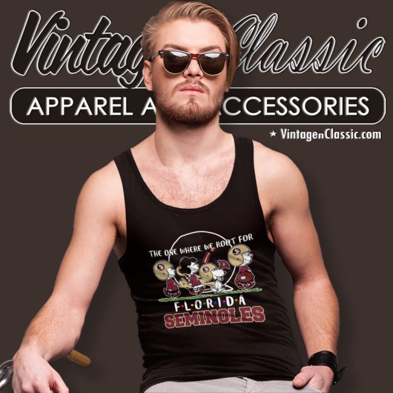 Snoopy And Woodstock Peanuts The One Where We Root For Florida Seminoles Tank Top Racerback Snoopy And Woodstock Peanuts The One Where We Root For Florida Seminoles Tank Top Racerback