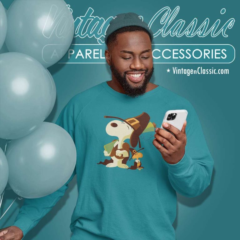 Snoopy And Woodstock Thanksgiving Sweatshirt Snoopy And Woodstock Thanksgiving Sweatshirt