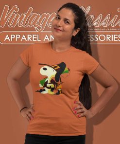 Snoopy And Woodstock Thanksgiving Women TShirt