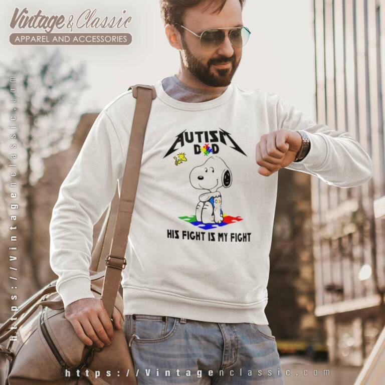 Snoopy Autism Dad Shirt Autism Metallica Logo Sweatshirt Snoopy Autism Dad Shirt Autism Metallica Logo Sweatshirt