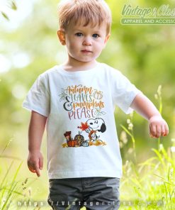 Snoopy Autumn Leaves Pumpkins Please Shirt 9 Snoopy Autumn Leaves Pumpkins Please Shirt Thanksgiving kids tshirt