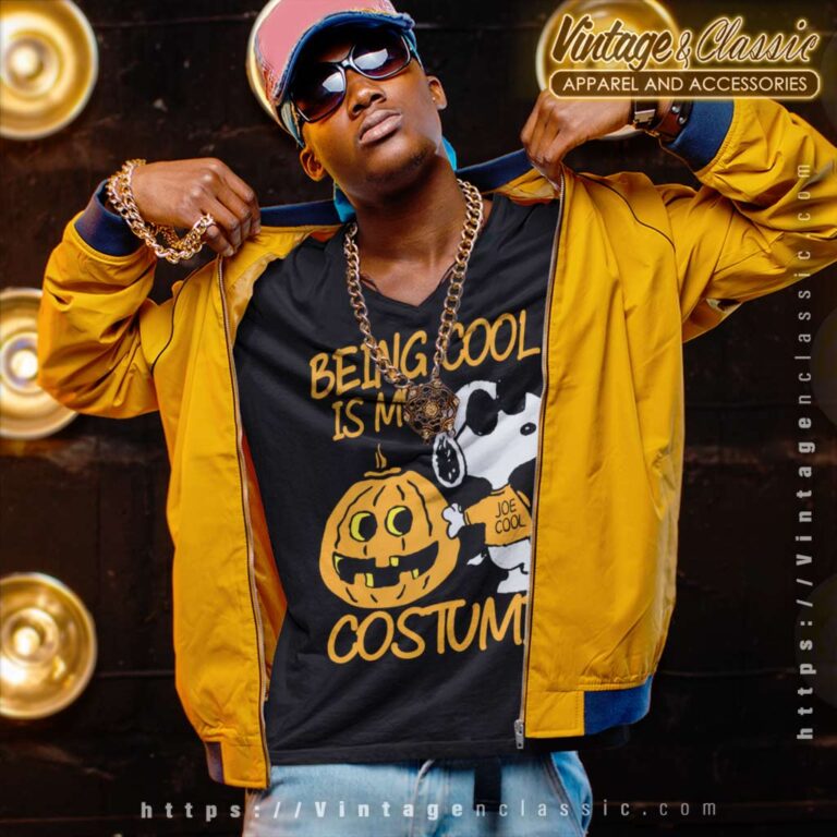 Snoopy Being Cool Is My Costume V Neck TShirt Snoopy Being Cool Is My Costume V Neck TShirt