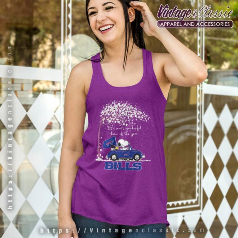 Snoopy Bills Its Most Wonderful Time Of The Year Tank Top Racerback Snoopy Bills Its Most Wonderful Time Of The Year Tank Top Racerback