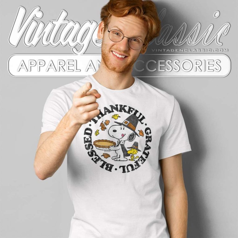 Snoopy Blessed Thankful Grateful T Shirt Snoopy Blessed Thankful Grateful T Shirt