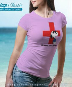 Snoopy Blood Donation Women TShirt