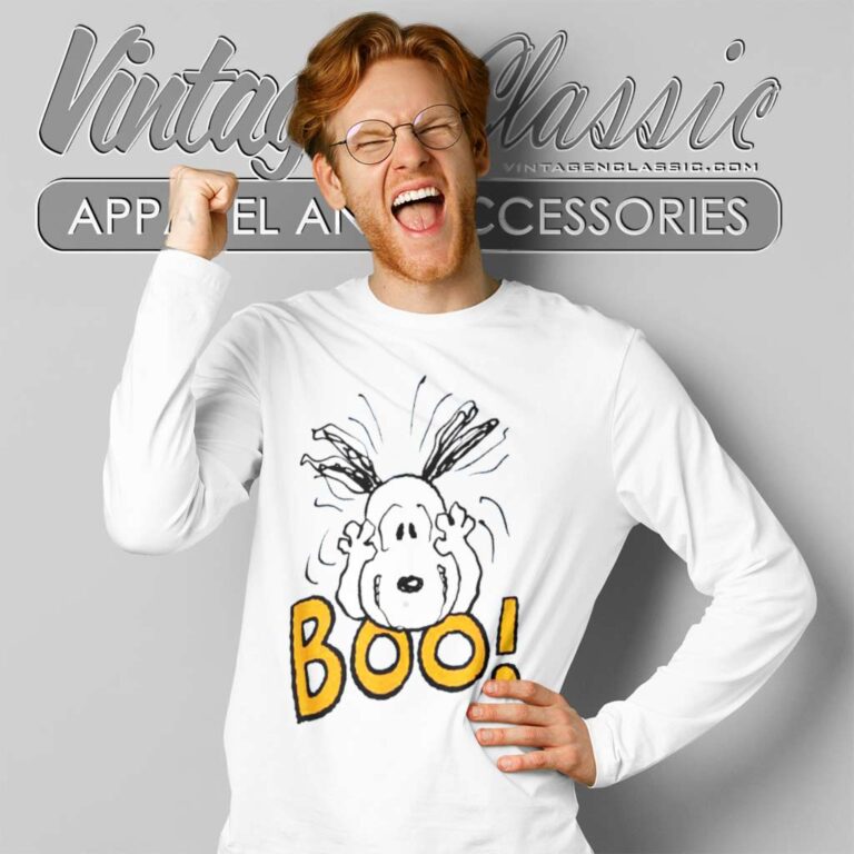 Snoopy Boo Funny Halloween Long Sleeve Tee Snoopy Boo Funny Halloween Long Sleeve Tee