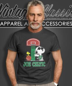 Snoopy Boston Celtics Basketball T Shirt