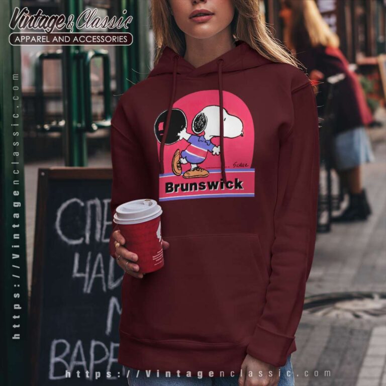 Snoopy Bowling Brunswick Hoodie Snoopy Bowling Brunswick Hoodie