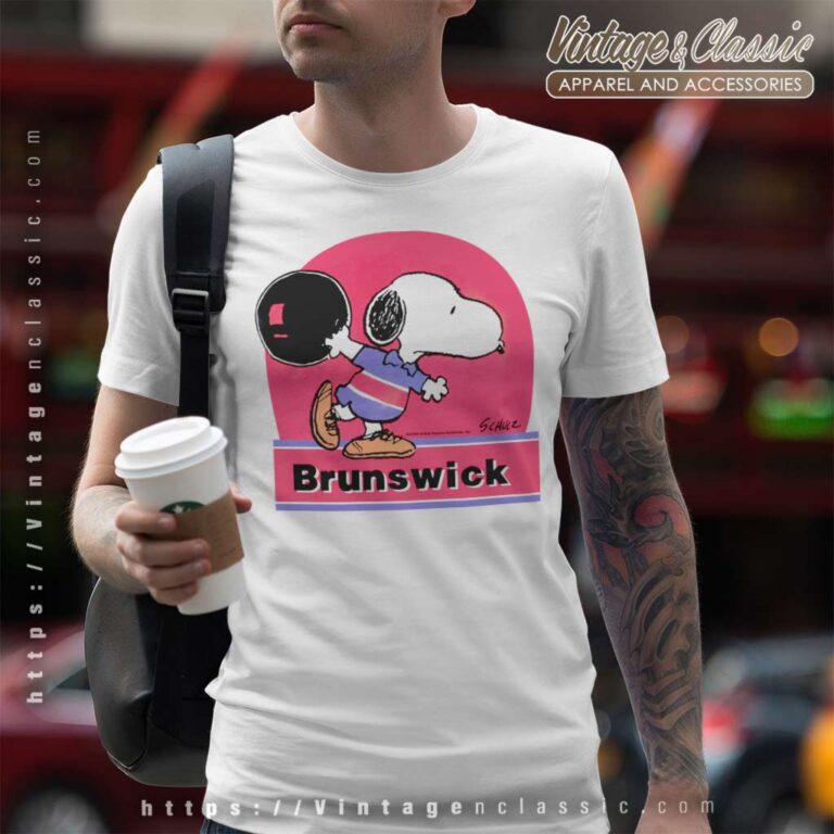 Snoopy Bowling Brunswick T Shirt Snoopy Bowling Brunswick T Shirt