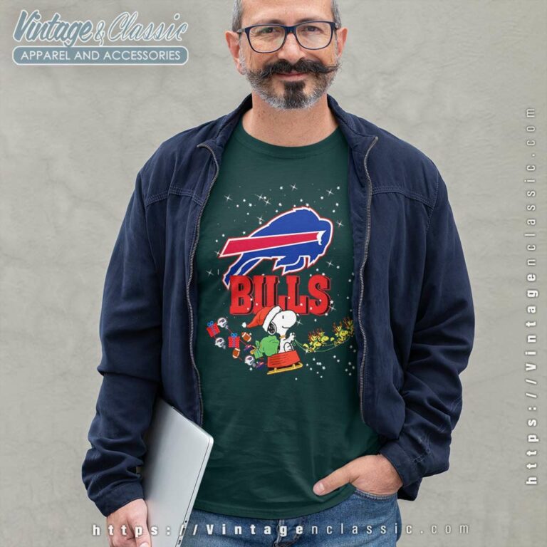 Snoopy Buffalo Bills Christmas Long Sleeve Tee Snoopy Buffalo Bills Christmas Long Sleeve Tee