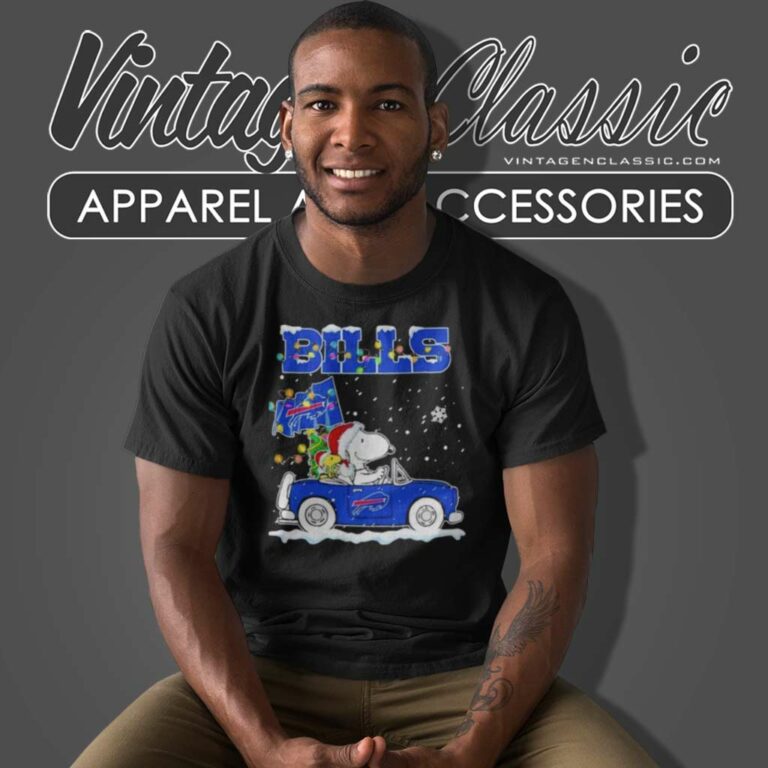 Snoopy Buffalo Bills Driver Car Christmas T Shirt Snoopy Buffalo Bills Driver Car Christmas T Shirt