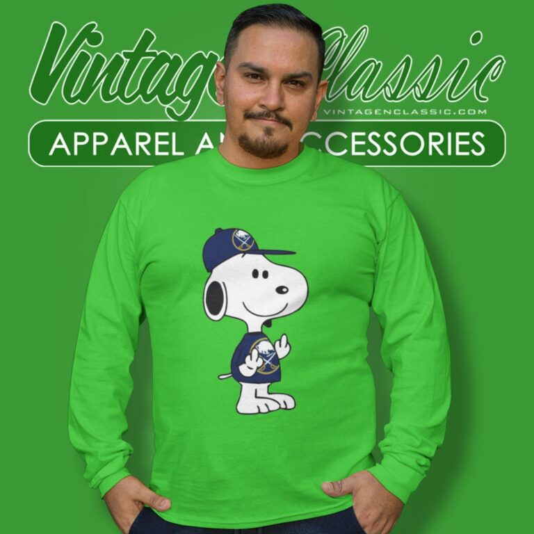 Snoopy Buffalo Sabres Nhl Double Middle Fingers Fck You Long Sleeve Tee Snoopy Buffalo Sabres Nhl Double Middle Fingers Fck You Long Sleeve Tee