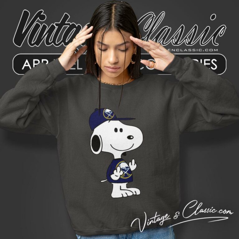 Snoopy Buffalo Sabres Nhl Double Middle Fingers Fck You Sweatshirt Snoopy Buffalo Sabres Nhl Double Middle Fingers Fck You Sweatshirt