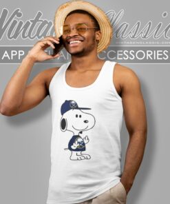 Snoopy Buffalo Sabres Nhl Double Middle Fingers Fck You Tank Top Racerback