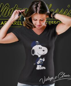 Snoopy Buffalo Sabres Nhl Double Middle Fingers Fck You V Neck TShirt