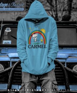 Snoopy Carmel Peanuts Rainbow Hoodie