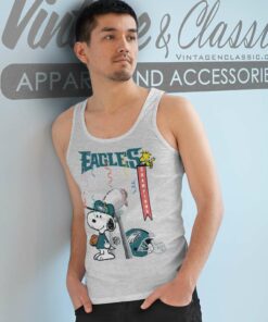 Snoopy Champions Philadelphia Eagles Tank Top Racerback