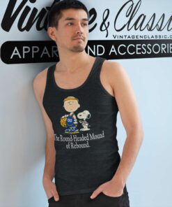 Snoopy Charles Barkley Basketball Tank Top Racerback