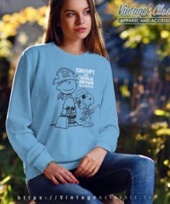 Snoopy Charlie Brown As Pirates Sweatshirt
