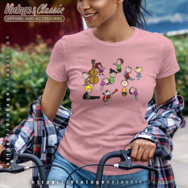 Snoopy Charlie Brown Christmas Dance Women TShirt Snoopy Charlie Brown Christmas Dance Women TShirt