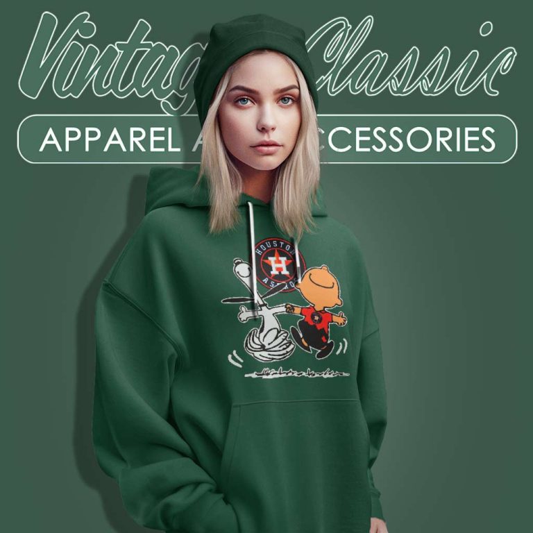 Snoopy Charlie Brown Dancing With Houston Astros Hoodie Snoopy Charlie Brown Dancing With Houston Astros Hoodie