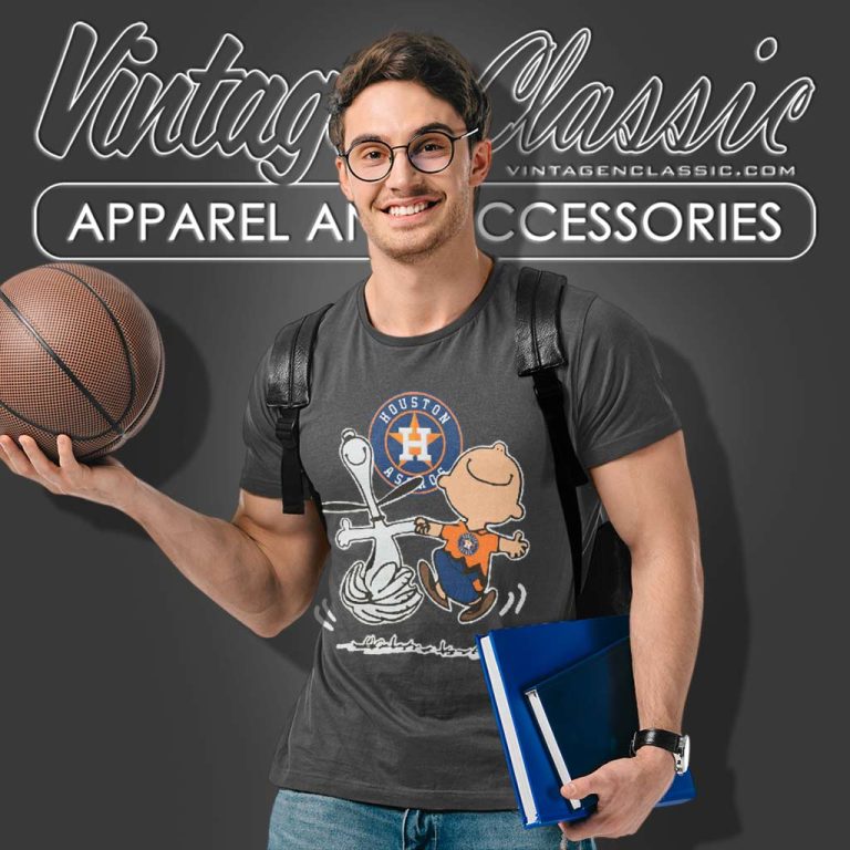 Snoopy Charlie Brown Dancing With Houston Astros T Shirt Snoopy Charlie Brown Dancing With Houston Astros T Shirt