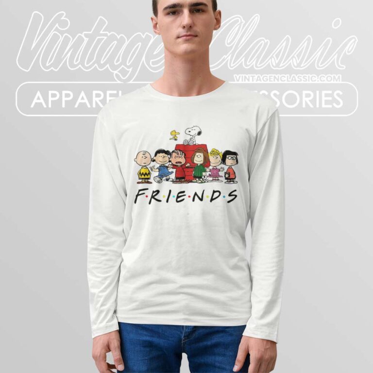 Snoopy Charlie Brown Friends Long Sleeve Tee Snoopy Charlie Brown Friends Long Sleeve Tee
