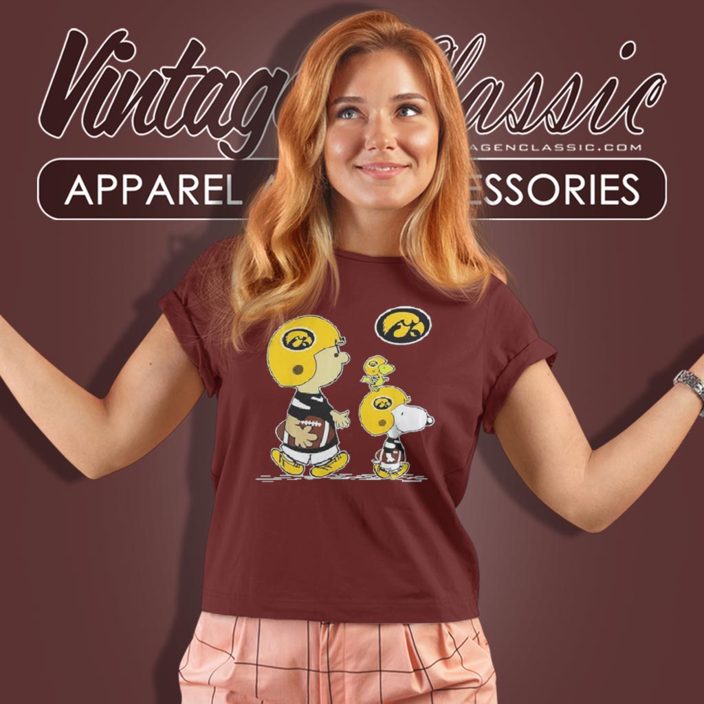 Snoopy Charlie Brown Go Iowa Hawkeyes Shirt Vintagenclassic Tee Snoopy Charlie Brown Go Iowa Hawkeyes Shirt Vintagenclassic Tee