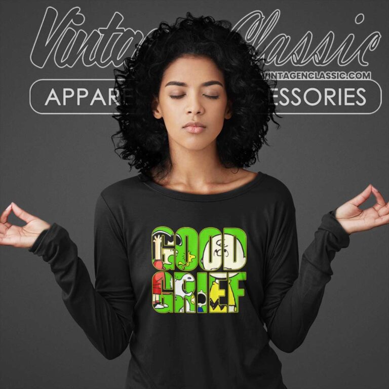 Snoopy Charlie Brown Good Grief Long Sleeve Tee Snoopy Charlie Brown Good Grief Long Sleeve Tee