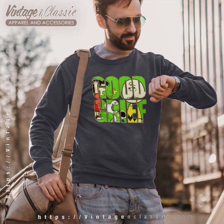 Snoopy Charlie Brown Good Grief Sweatshirt Snoopy Charlie Brown Good Grief Sweatshirt