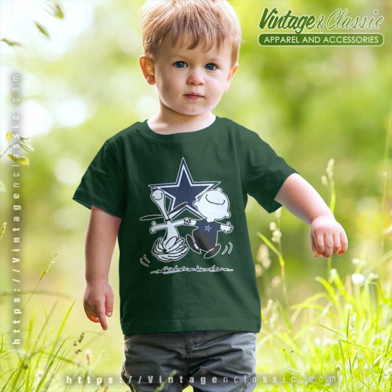Snoopy Charlie Brown Happy Dallas Cowboys Kids T Shirt Snoopy Charlie Brown Happy Dallas Cowboys Kids T Shirt