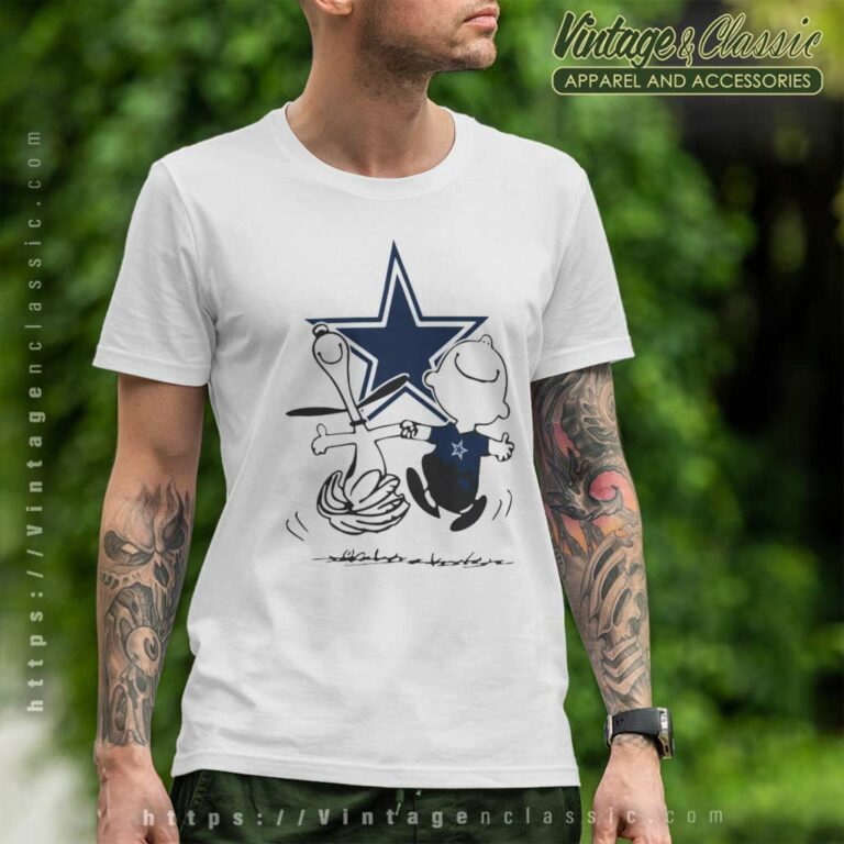 Snoopy Charlie Brown Happy Dallas Cowboys T Shirt Snoopy Charlie Brown Happy Dallas Cowboys T Shirt