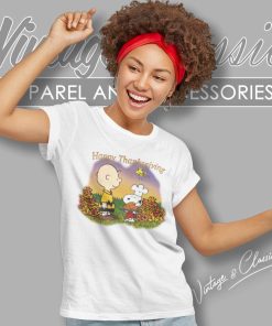 Snoopy Charlie Brown Happy Thanksgiving 2023 Women TShirt