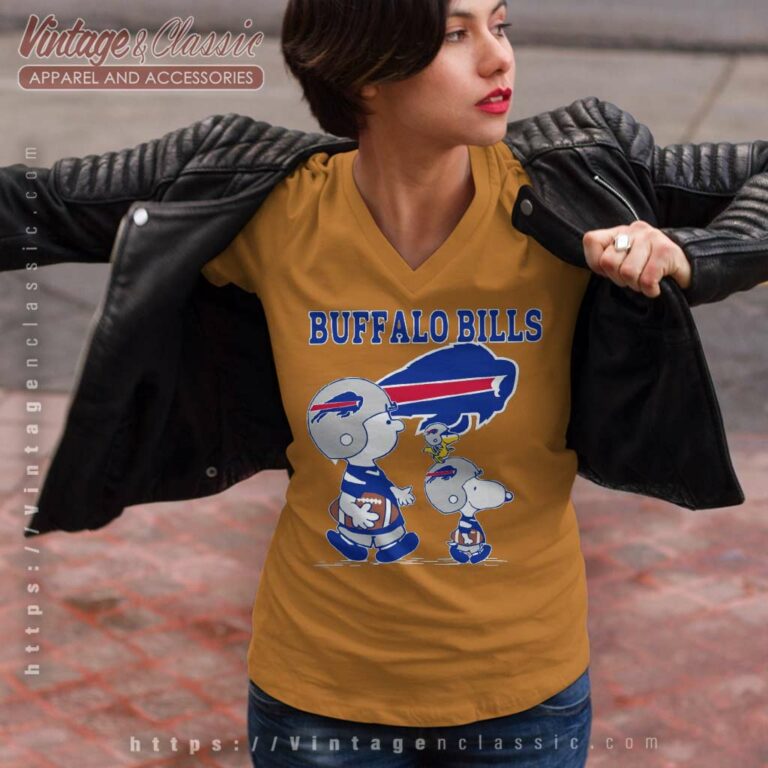 Snoopy Charlie Brown Hug Rugby Buffalo Bills V Neck TShirt Snoopy Charlie Brown Hug Rugby Buffalo Bills V Neck TShirt