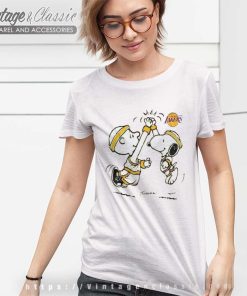 Snoopy Charlie Brown Lakers 88 Celtics 87 Women TShirt
