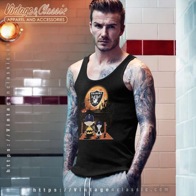 Snoopy Charlie Brown Las Vegas Raiders Pumpkin Halloween Moon Tank Top Racerback Snoopy Charlie Brown Las Vegas Raiders Pumpkin Halloween Moon Tank Top Racerback