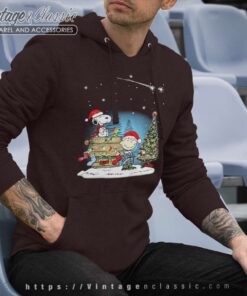 Snoopy Charlie Brown Merry Christmas Hoodie